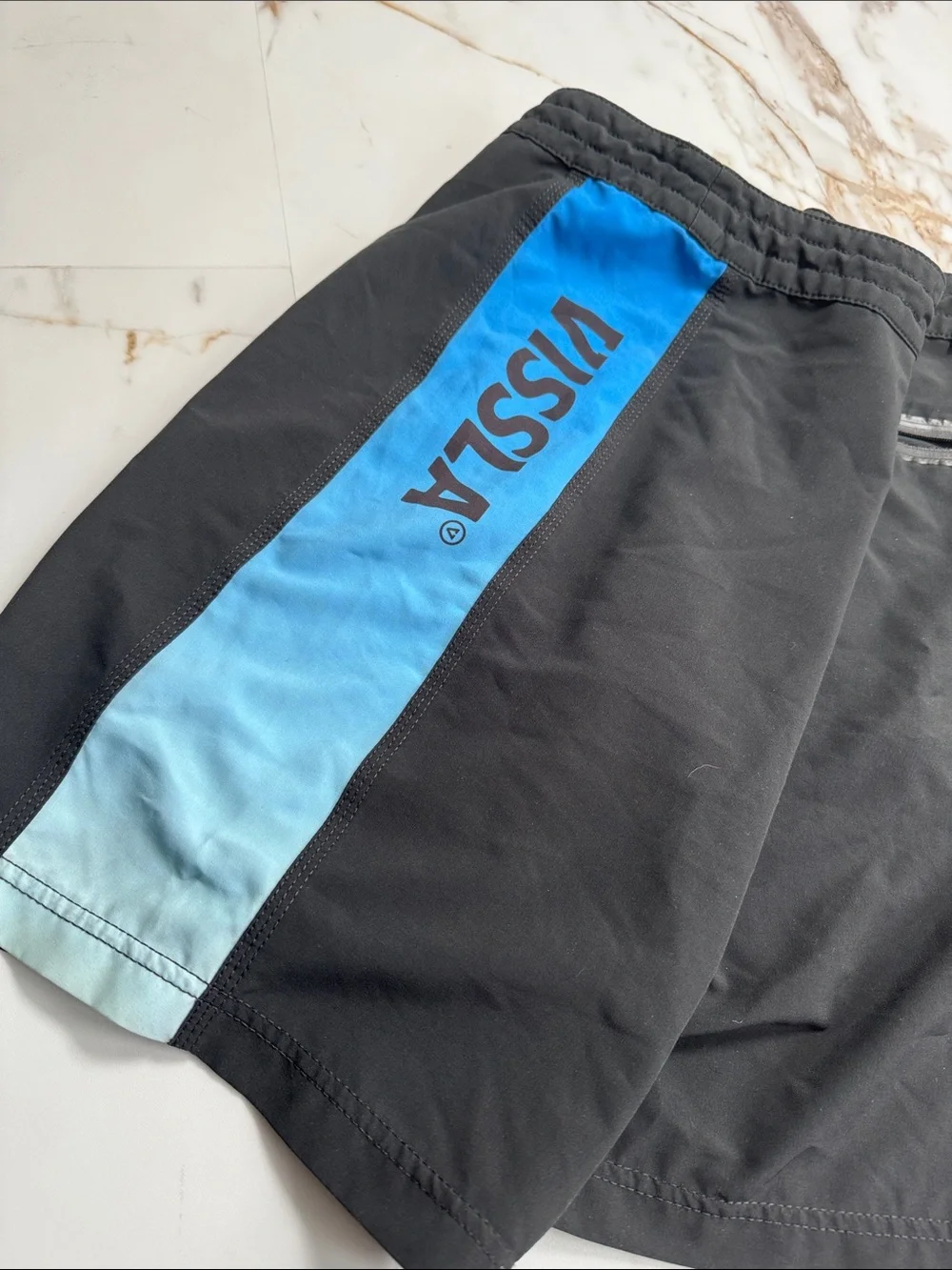 Vissla El Sporto Board Shorts Sz 31 Surf Beach Spellout